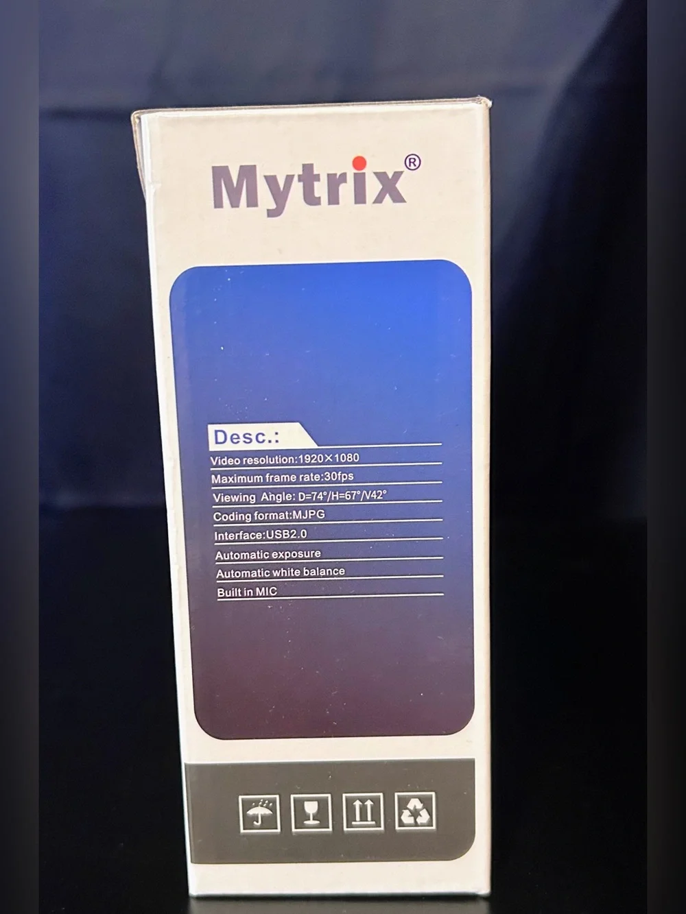 New FlexEye A Black Webcam - Full HD
